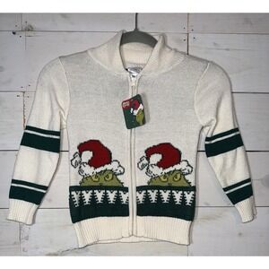 New with tags Dr. Suess Grinch Christmas sweater  - Size 4T (W)
